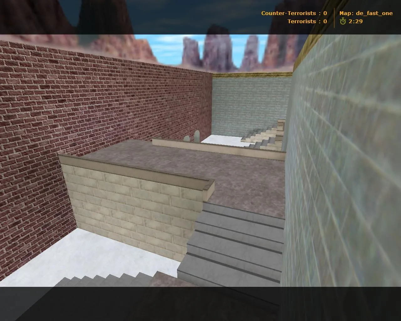 Скриншот  de_fast_one для CS 1.6: планировка, точки, bot .nav, оптимизация wpoly/epoly