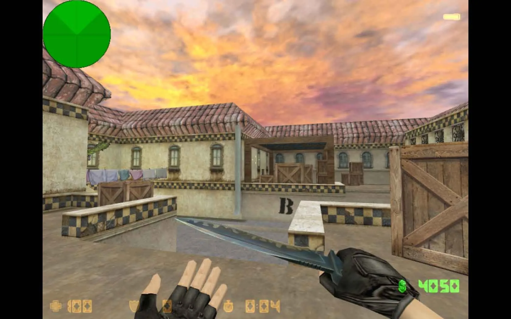 Скриншот  Карта de_faltown для CS 1.6: точки, маршруты, .nav, оптимизация и запуск без проблем