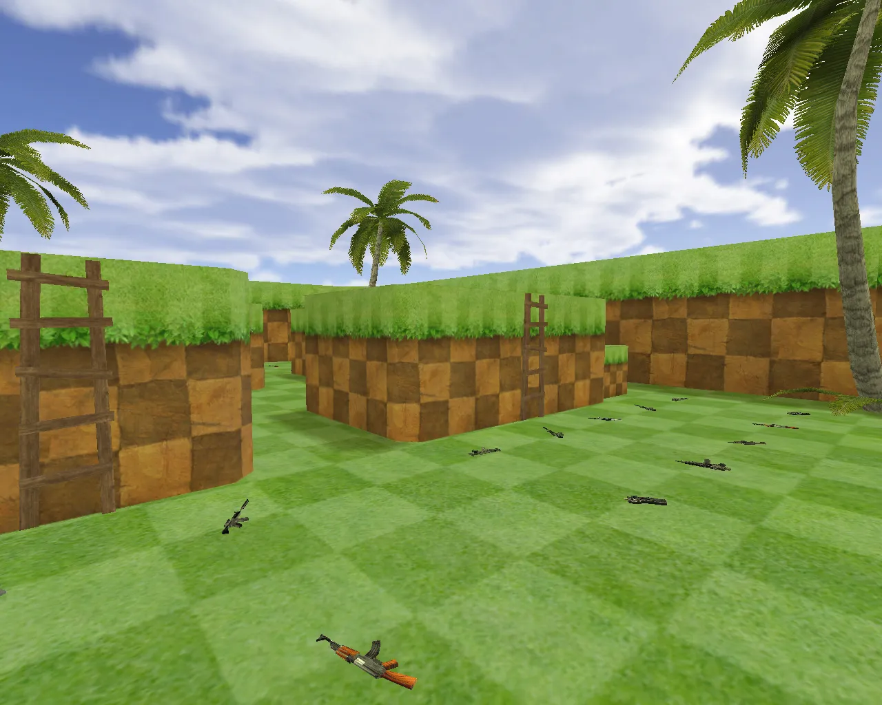 Скриншот  Карта fy_sonic для CS 1.6: баланс раундов, точки для фрагa, .nav для ботов и оптимизация