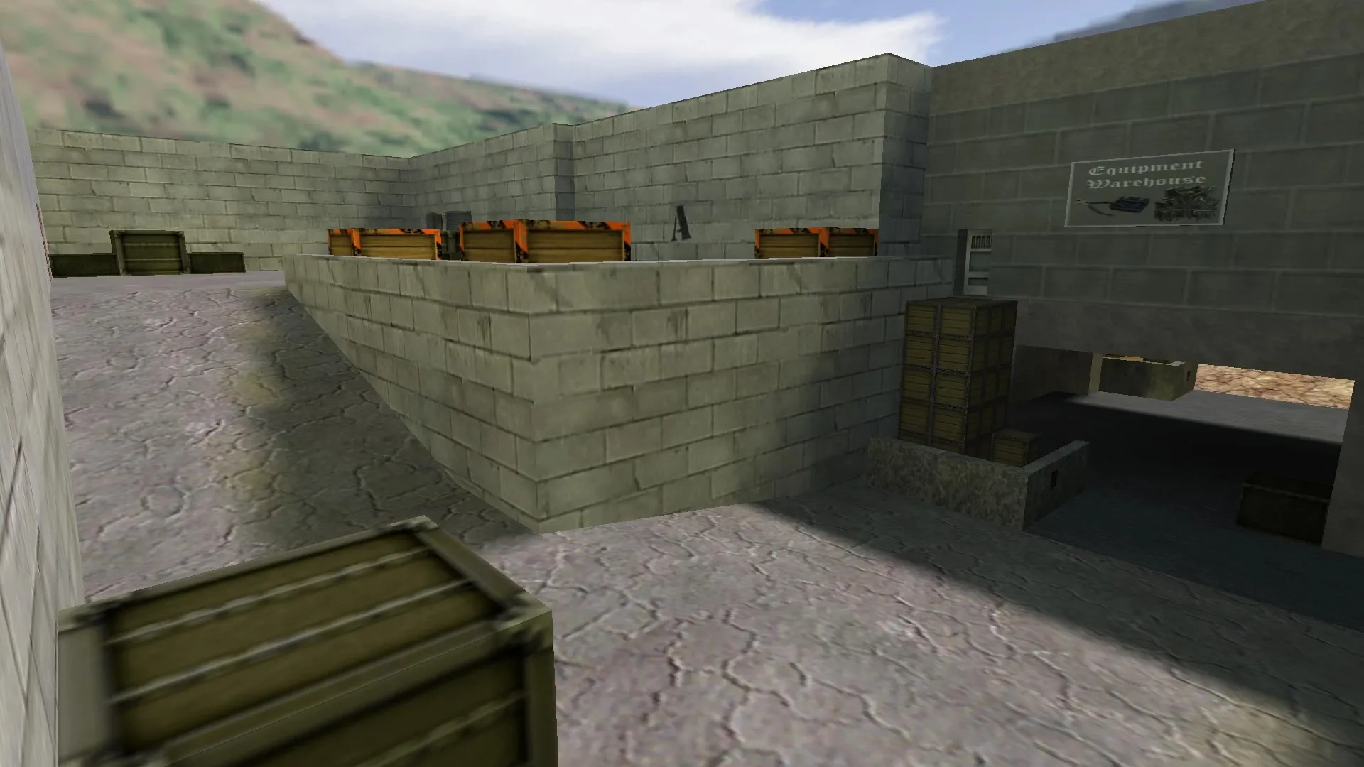 Скриншот  de_cliff для CS 1.6: обзор карты, точки Т/CT, .nav для ботов и оптимизация