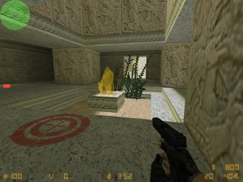 Скриншот  Карта de_yucatan для CS 1.6 - Тактическая карта с уникальным дизайном