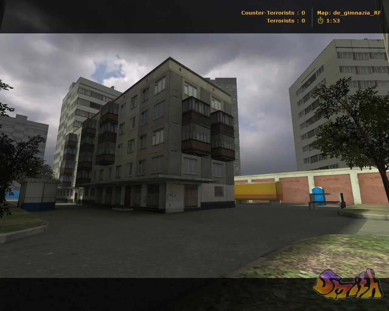 Скриншот  de_gimnazia_rf — карта для CS 1.6: точки, раунды, баланс сторон и оптимизация под FPS
