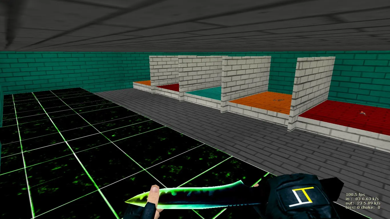 Скриншот  deathrun_nothing для CS 1.6: карта Deathrun, точки, раунды и настройка под 4554/8610