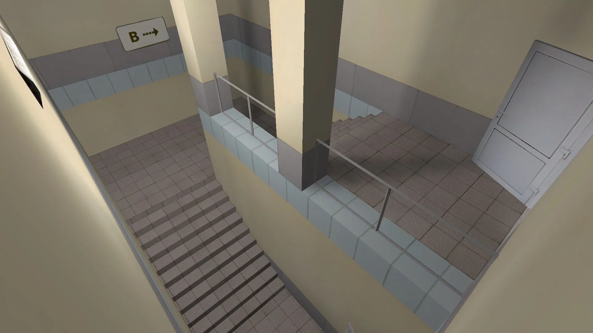 Скриншот  Карта de_parabellum для CS 1.6 - стратегическое поле боя