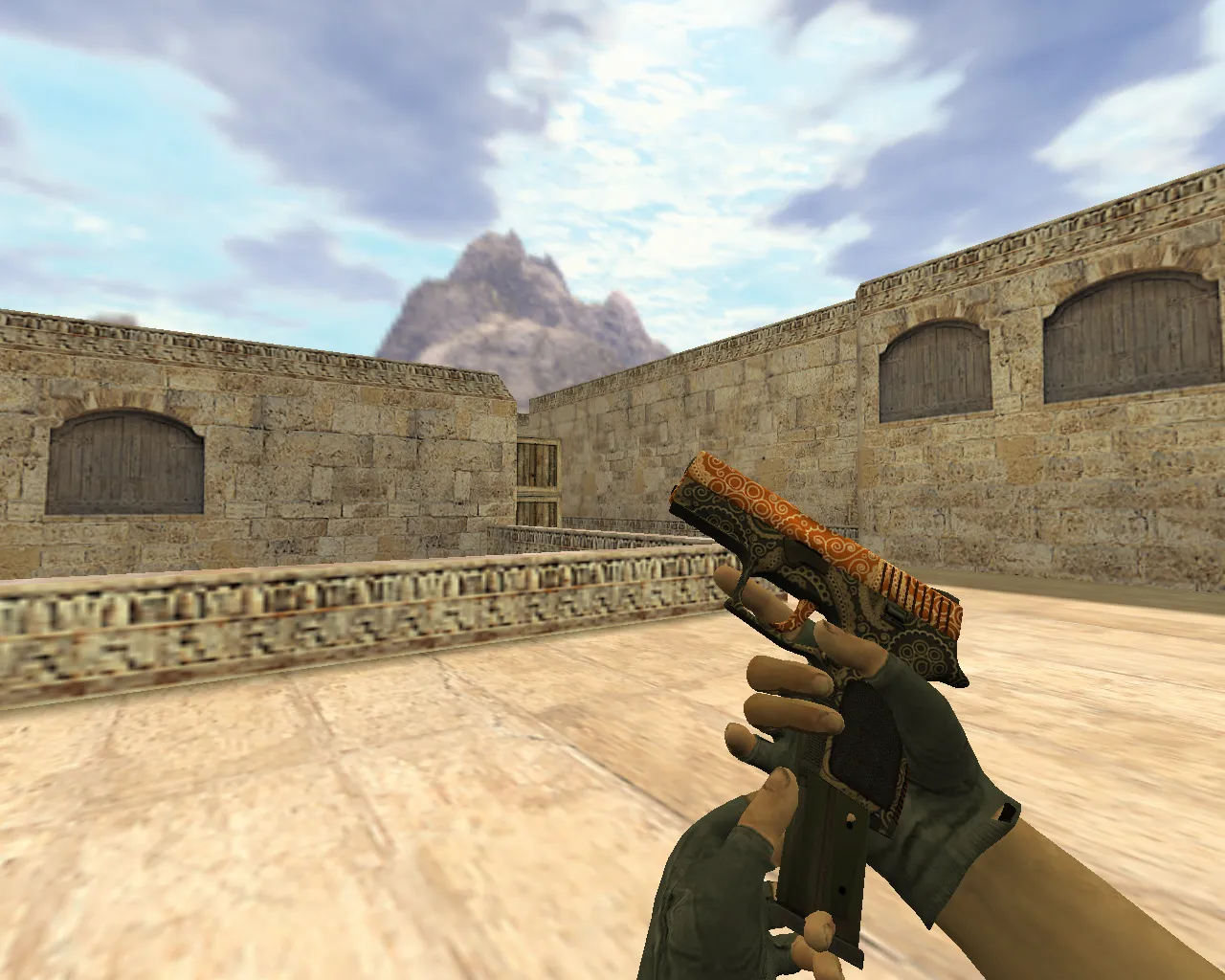 Скриншот Модель P250 Роспись для CS 1.6 - Улучшение игрового процесса