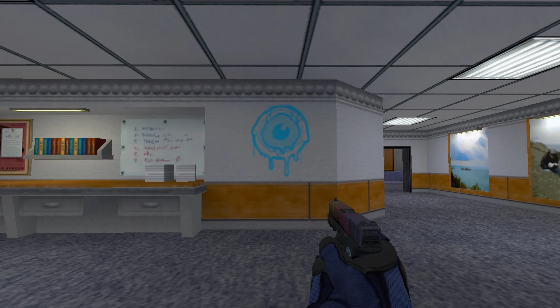 Скриншот Граффити «Глазок» для CS 1.6 - Уникальный стиль для ваших матчей