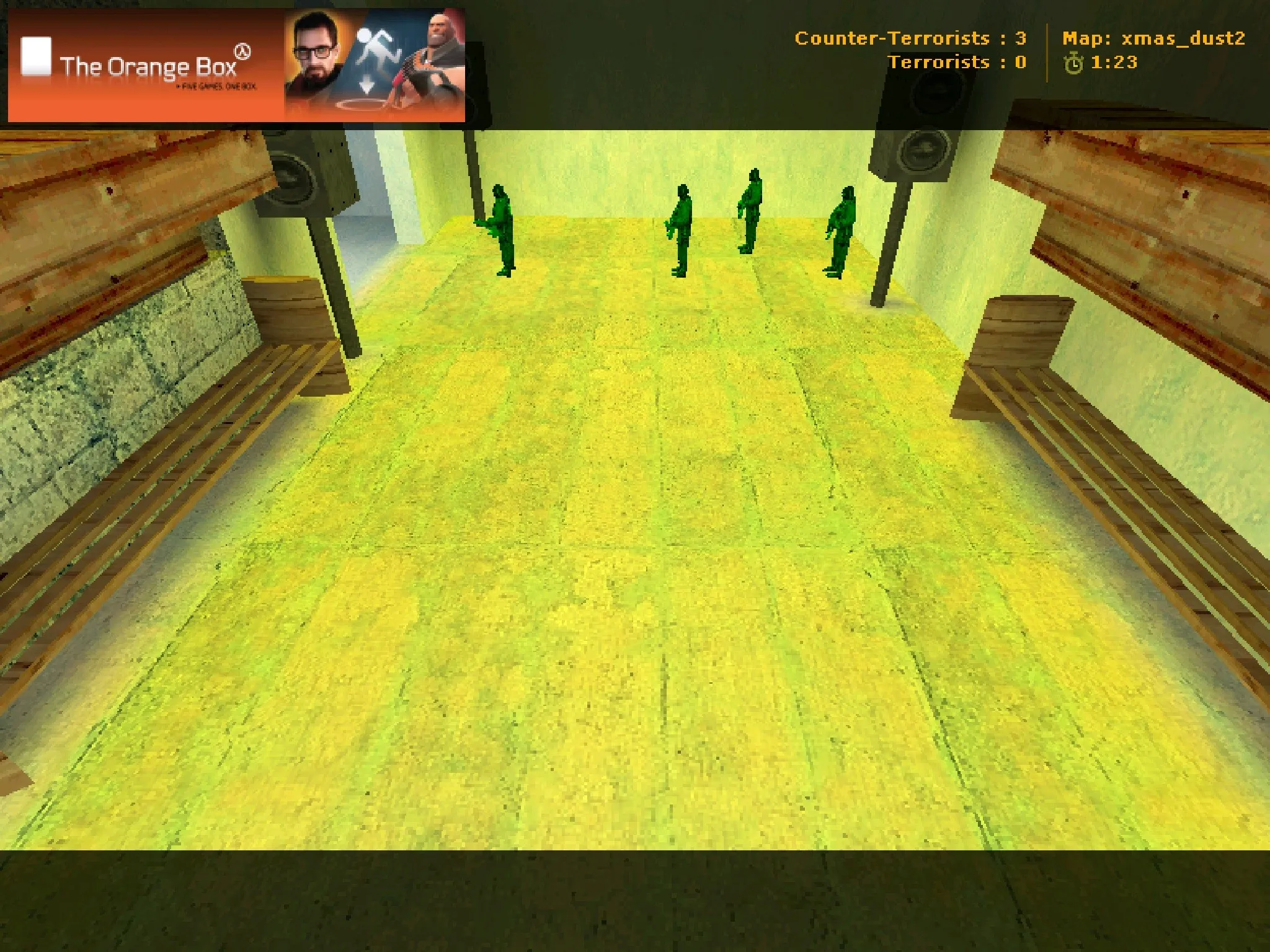 Скриншот  Карта xmas_dust2 для CS 1.6 – Зимняя версия классической карты