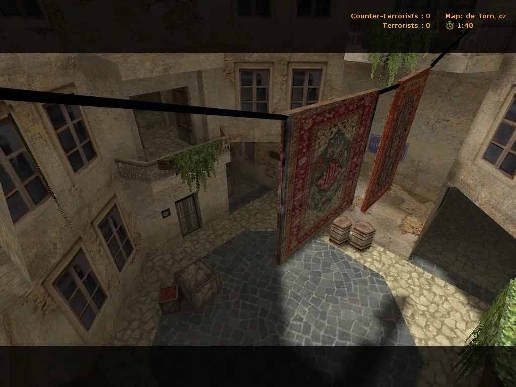 Скриншот Карта de_torn_cz для Counter-Strike 1.6 - Тактика и особенности