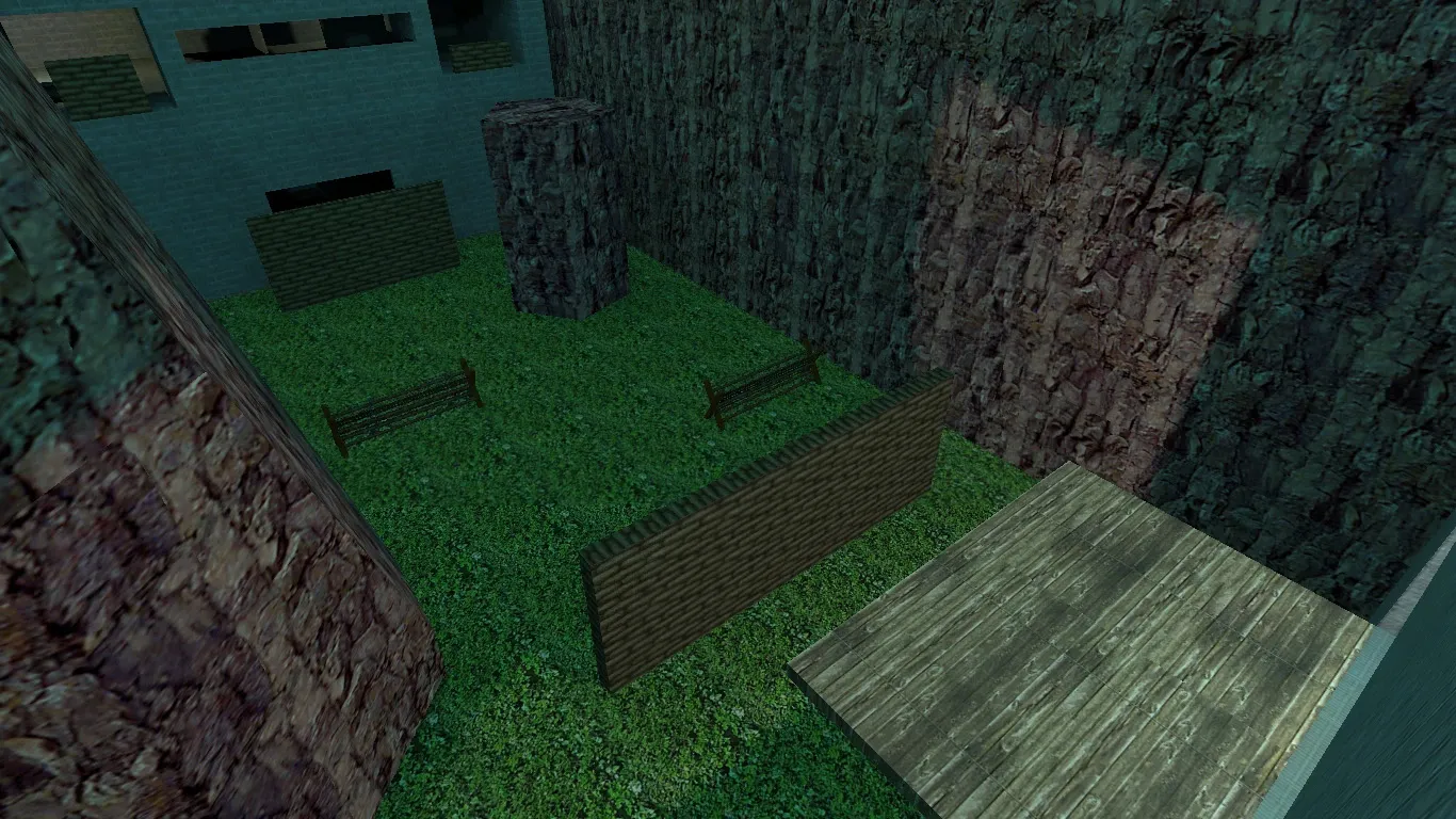 Скриншот  Карта de_1on1 для CS 1.6: тактика 1v1, точки, .nav для ботов, оптимизация wpoly/epoly