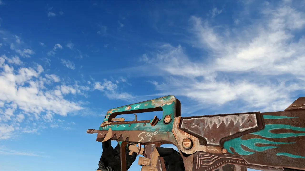 Скриншот Модель «Famas Savage» для CS 1.6: качественные текстуры и анимация