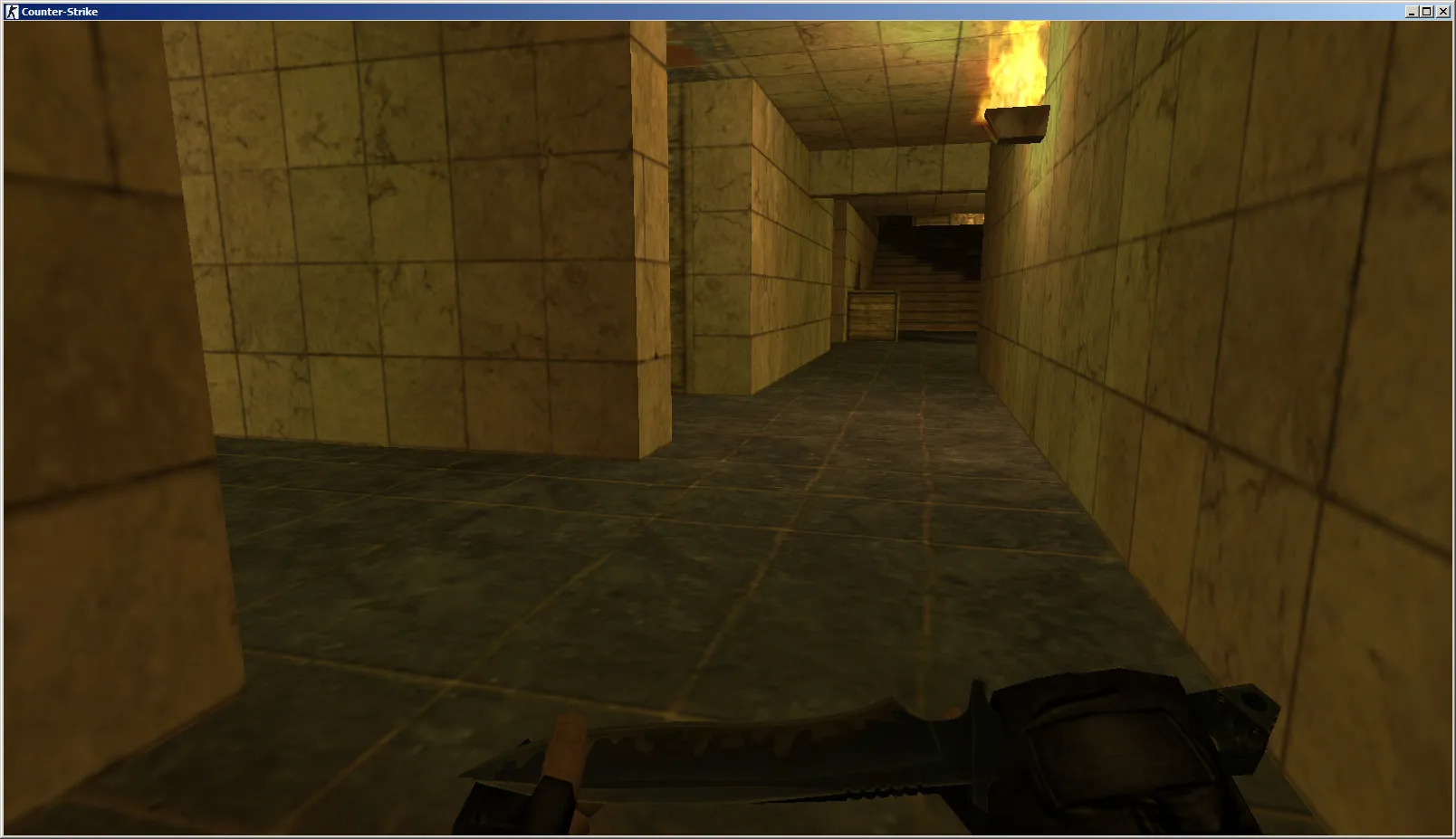 Скриншот  Карта de_amun_beta для CS 1.6: точки, ротации, .nav для ботов и настройка под стабильный FPS