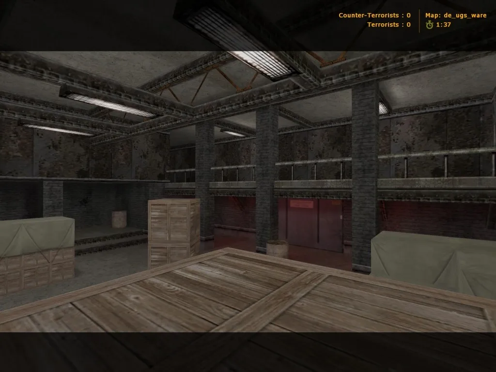 Скриншот  Карта de_ugs_ware для CS 1.6: тактические возможности и особенности