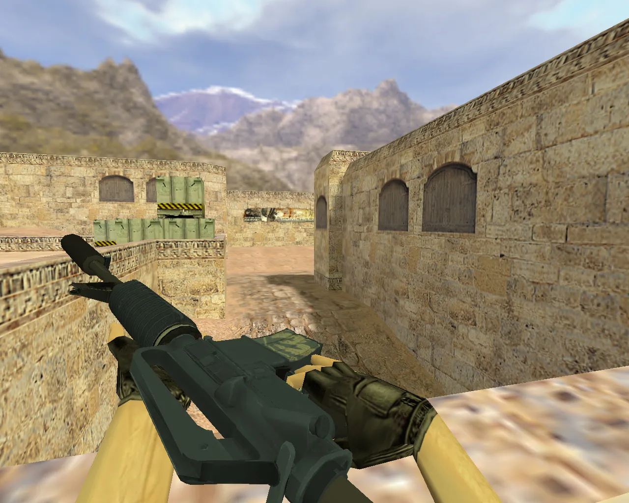 Скриншот Модель «М4А1 Страж» v_ m4a1 p_ w_ для CS 1.6: анимация осмотра, звуки, текстуры