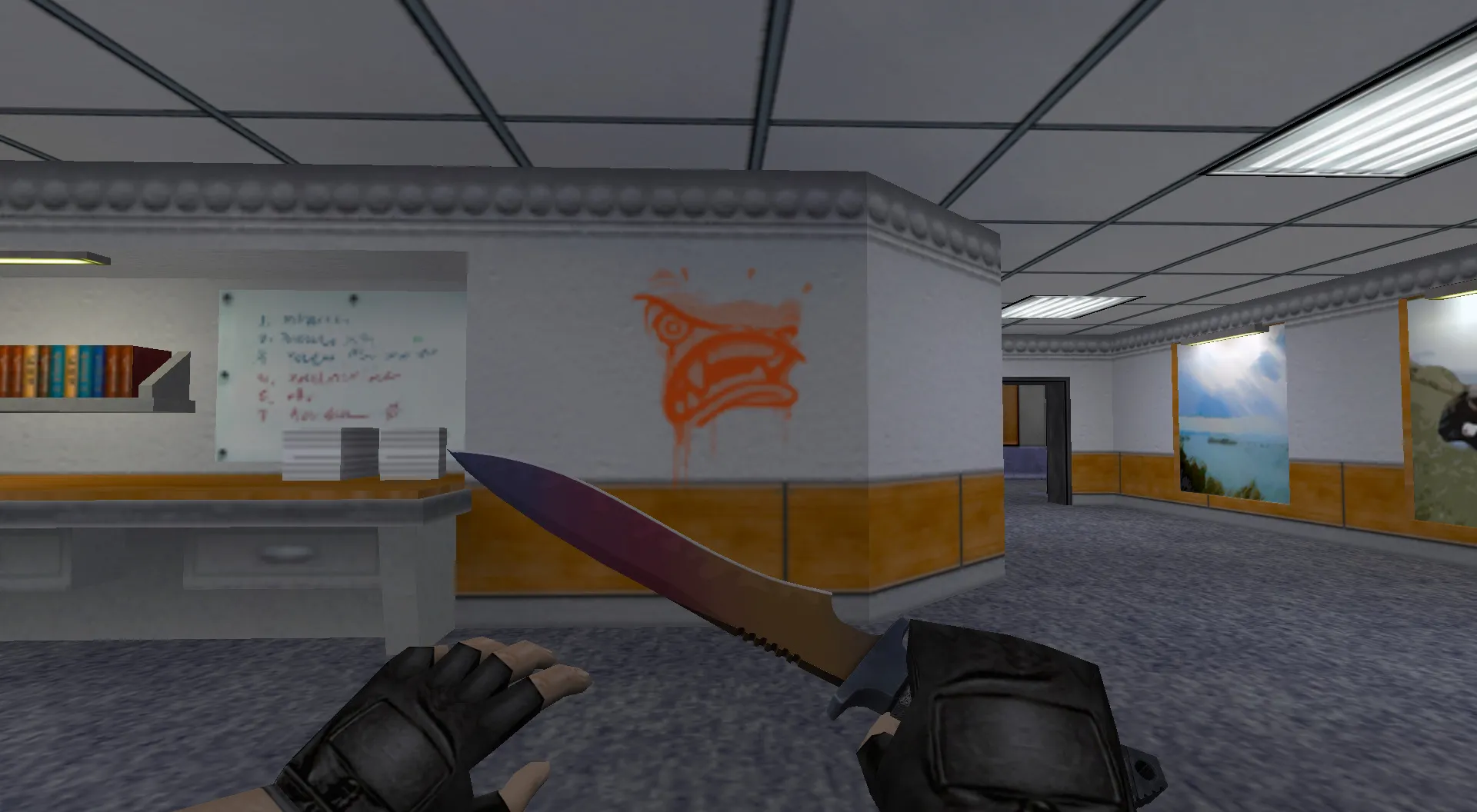 Скриншот Граффити «Ярость» для CS 1.6 - Уникальное оформление игрового пространства