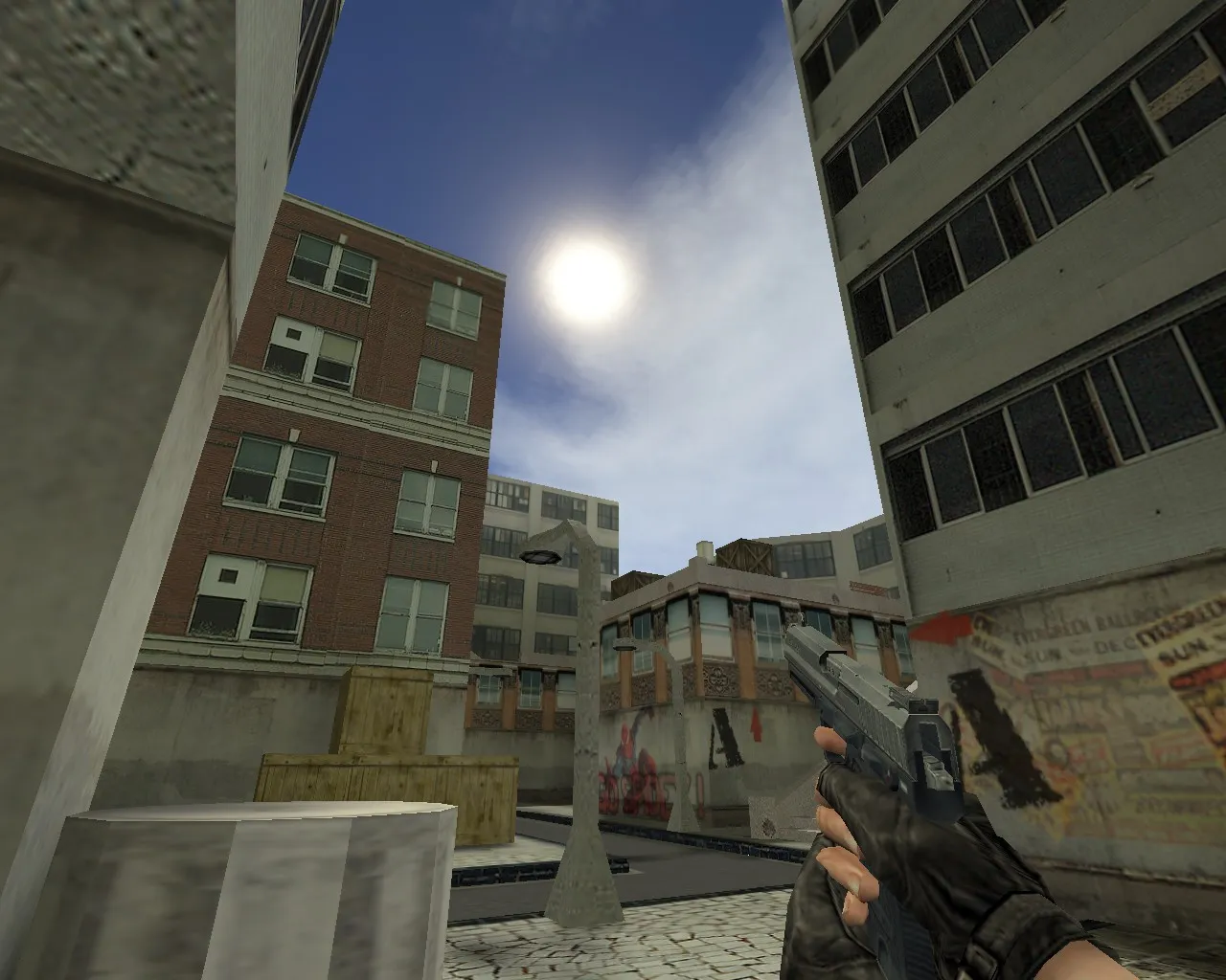 Скриншот  de_bronxdust2_xnetam — DE карта для CS 1.6: тёмные углы, точки под плент, .nav и оптимизация