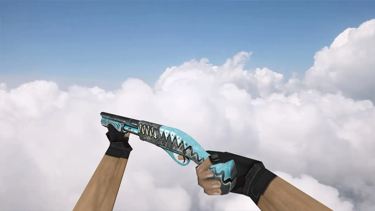 Скриншот Модель «Sawed-off Waaaaaagh» для CS 1.6 — Качественные текстуры и анимация