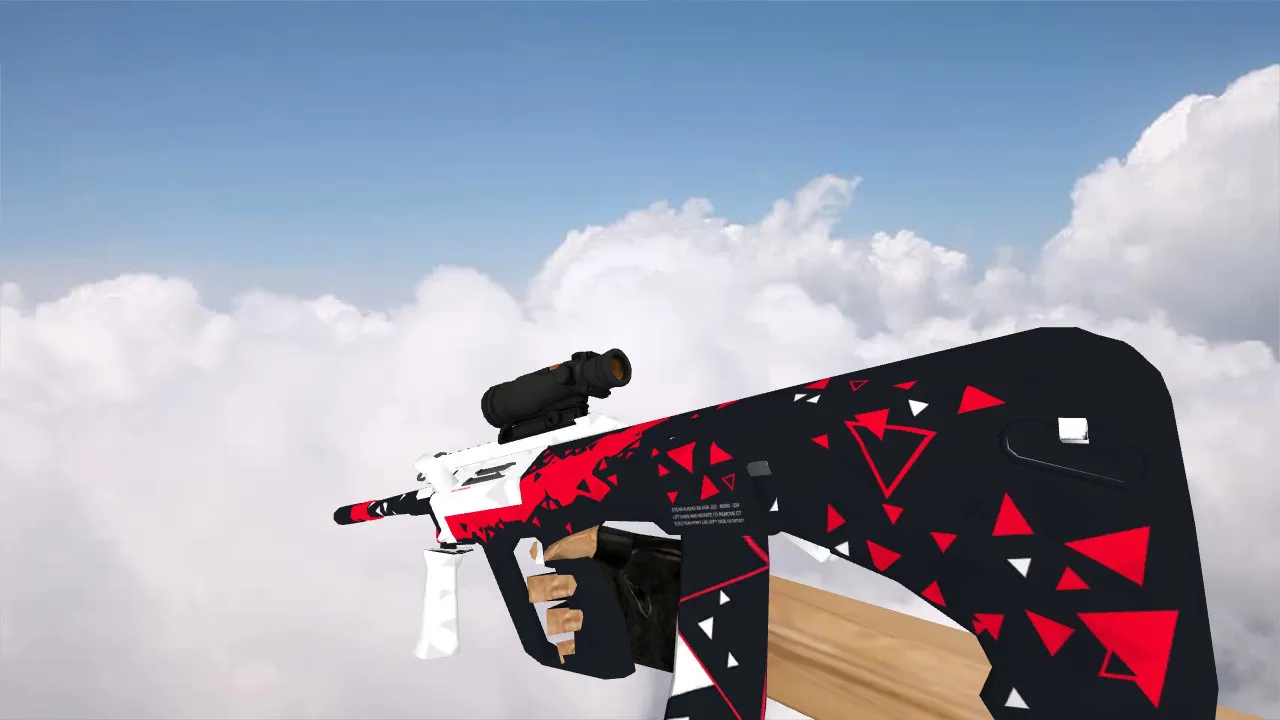 Скриншот Модель AUG Q Sport для CS 1.6 - Уникальный скин