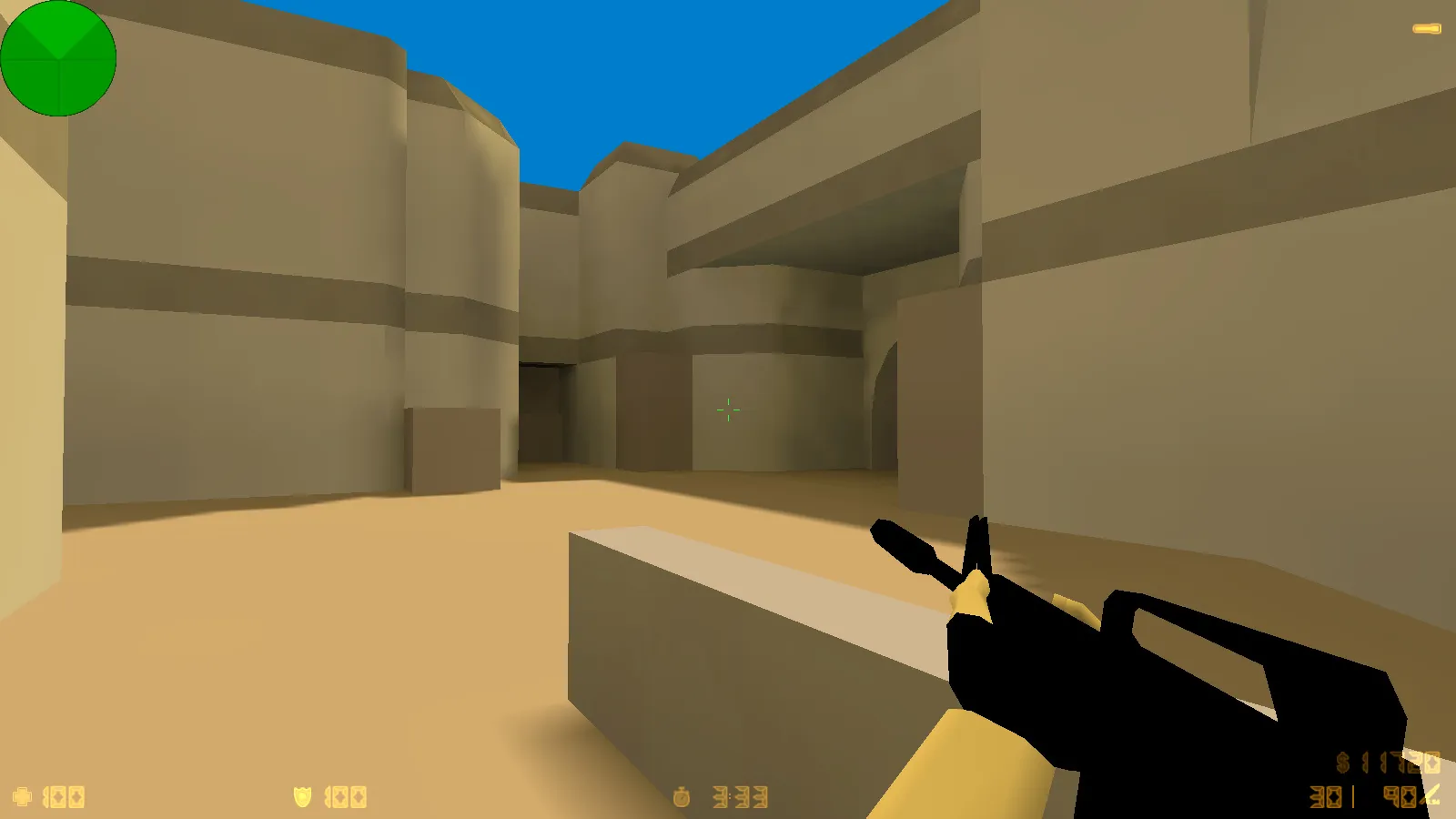 Скриншот CS 1.6 100 FPS: оптимизированная сборка с конфигом, черно-синим меню и повышением FPS