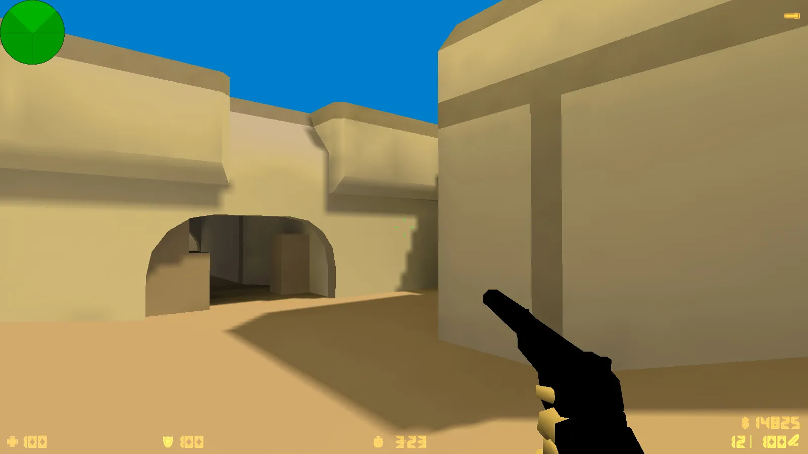 Скриншот  CS 1.6 100 FPS: оптимизированная сборка с конфигом, черно-синим меню и повышением FPS