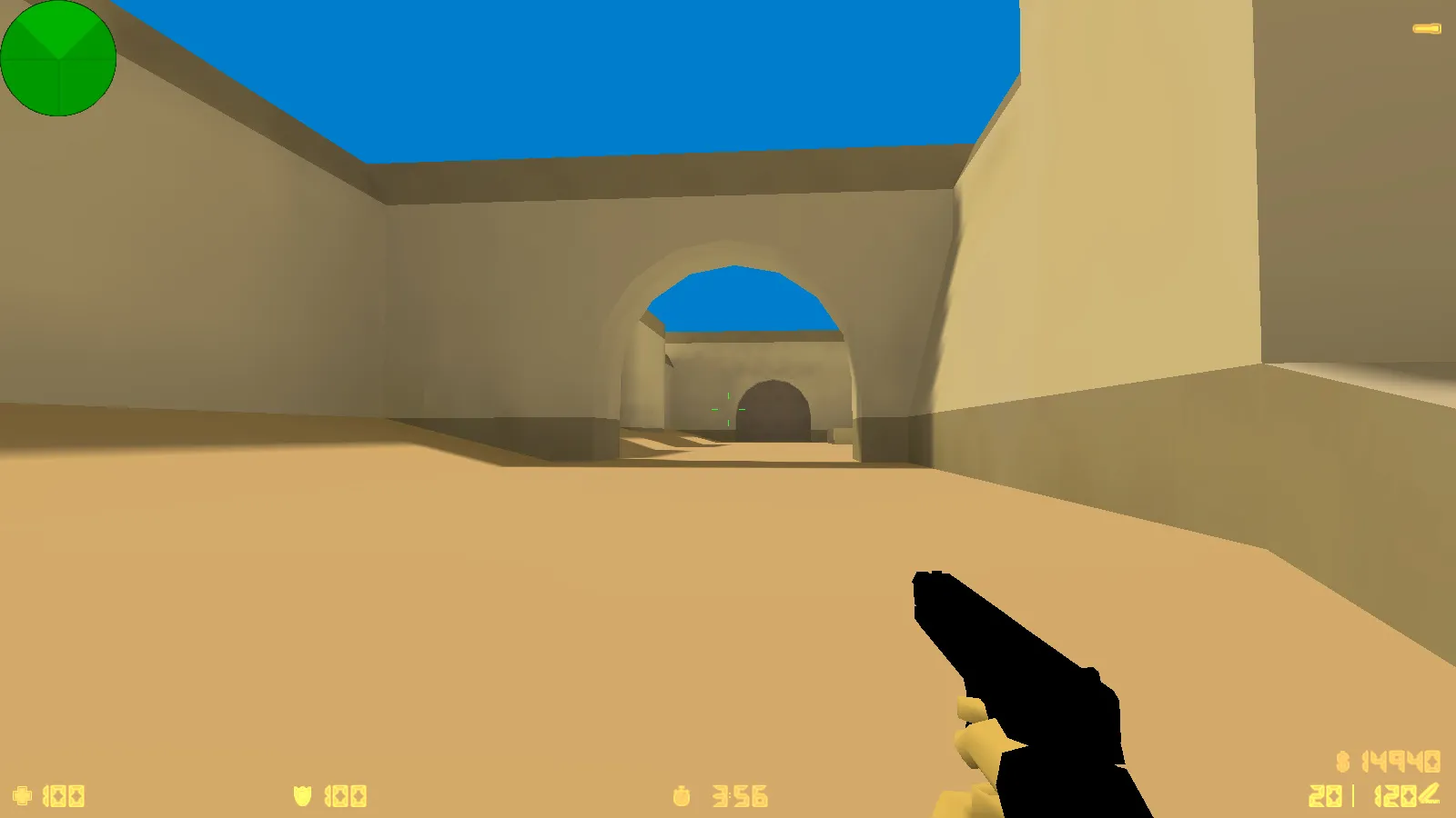 Скриншот  CS 1.6 100 FPS: оптимизированная сборка с конфигом, черно-синим меню и повышением FPS