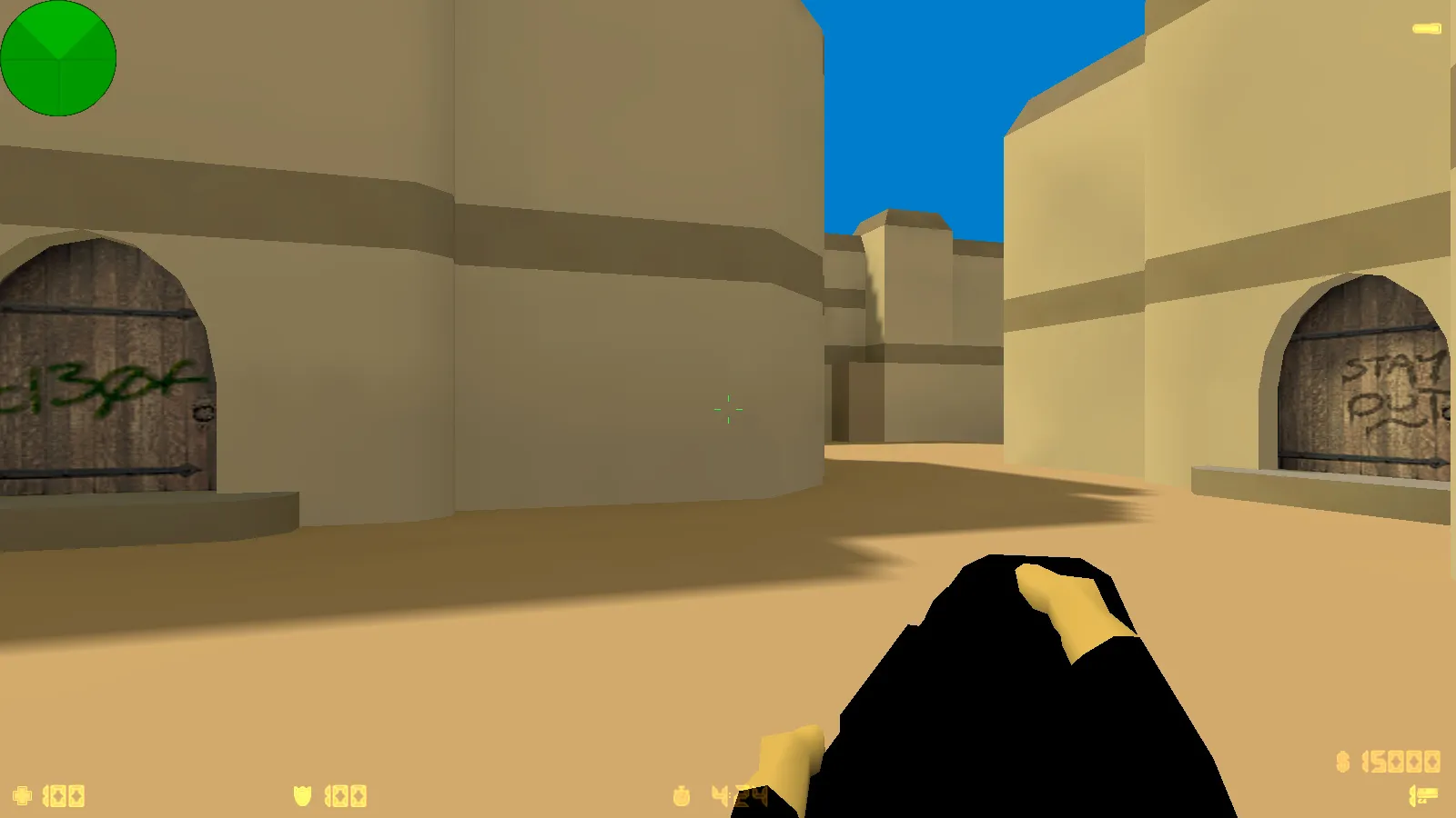 Скриншот  CS 1.6 100 FPS: оптимизированная сборка с конфигом, черно-синим меню и повышением FPS