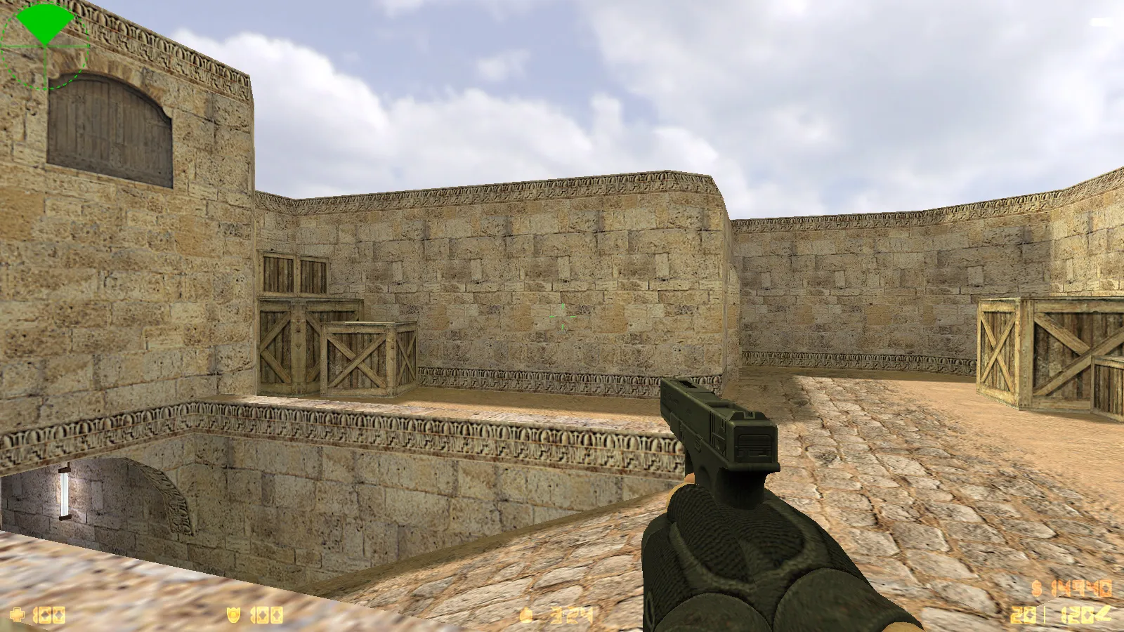 Скриншот  CS 1.6 2016 года: сборка с 9 новинками, оптимизированным конфигом, темным меню и обновленными моделями оружия