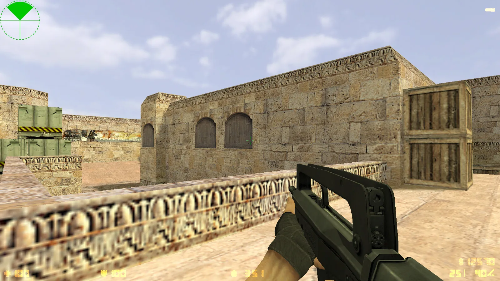 Скриншот  CS 1.6 2016 года: сборка с 9 новинками, оптимизированным конфигом, темным меню и обновленными моделями оружия