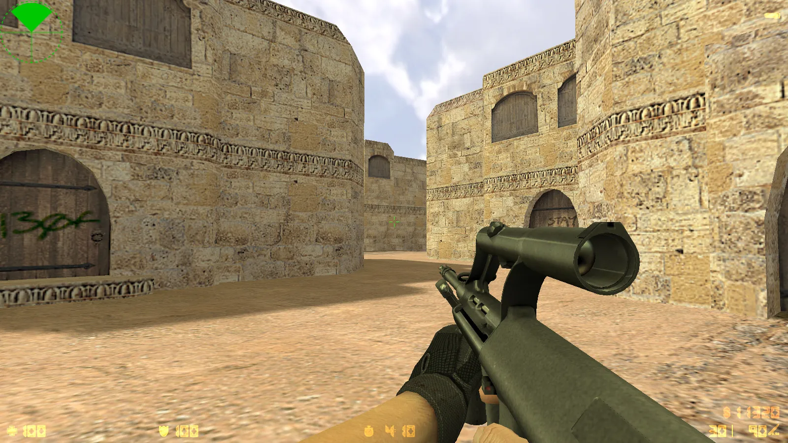 Скриншот  CS 1.6 2016 года: сборка с 9 новинками, оптимизированным конфигом, темным меню и обновленными моделями оружия