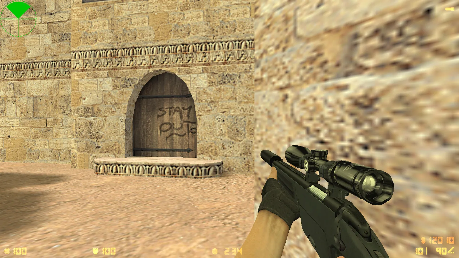 Скриншот  CS 1.6 2016 года: сборка с 9 новинками, оптимизированным конфигом, темным меню и обновленными моделями оружия