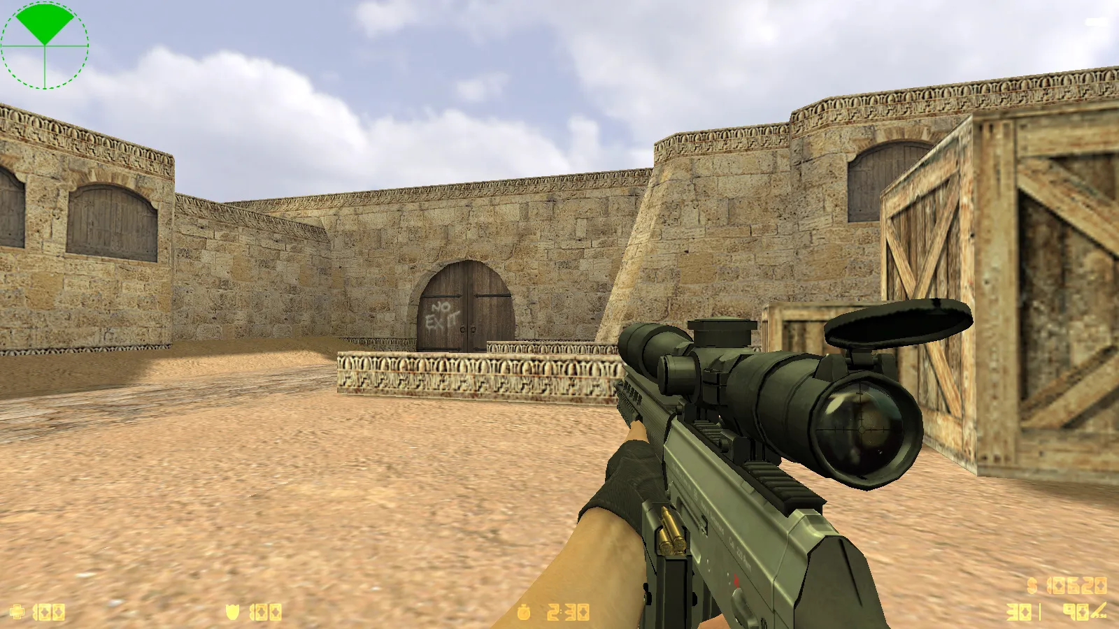 Скриншот  CS 1.6 2016 года: сборка с 9 новинками, оптимизированным конфигом, темным меню и обновленными моделями оружия