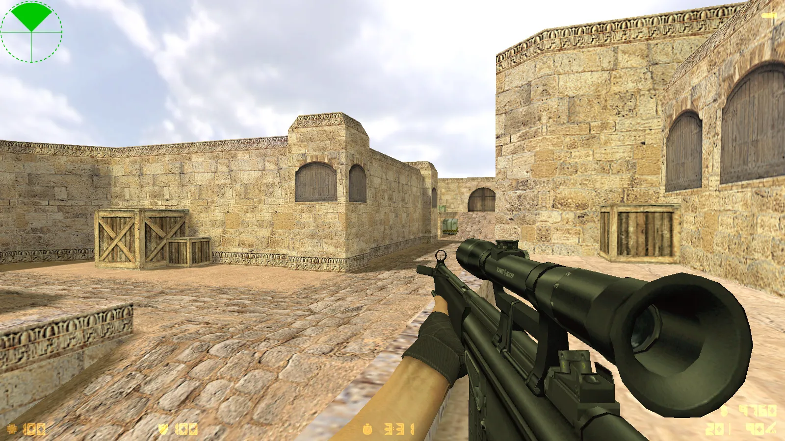 Скриншот  CS 1.6 2016 года: сборка с 9 новинками, оптимизированным конфигом, темным меню и обновленными моделями оружия