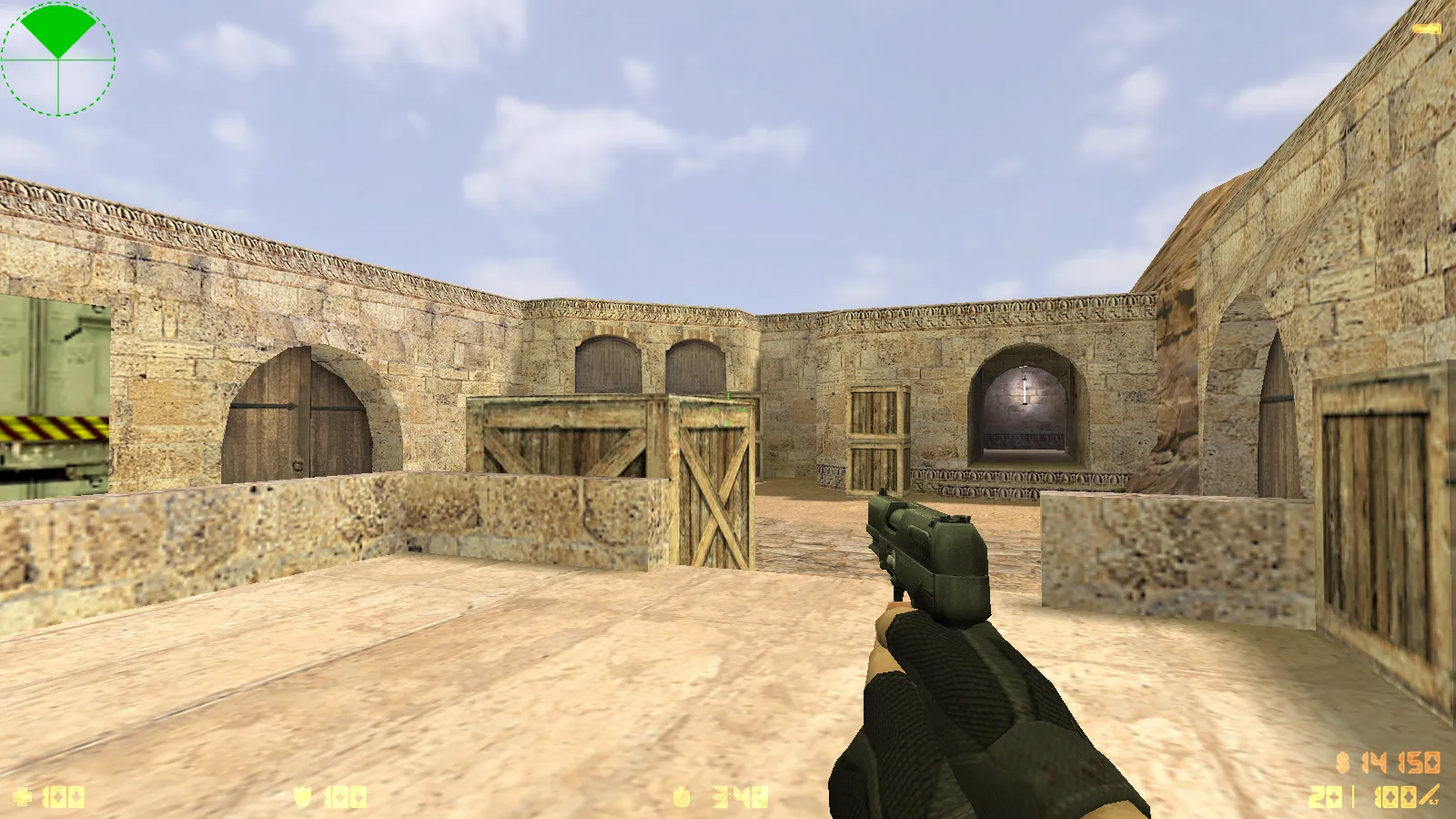 Скриншот  CS 1.6 2016 года: сборка с 9 новинками, оптимизированным конфигом, темным меню и обновленными моделями оружия