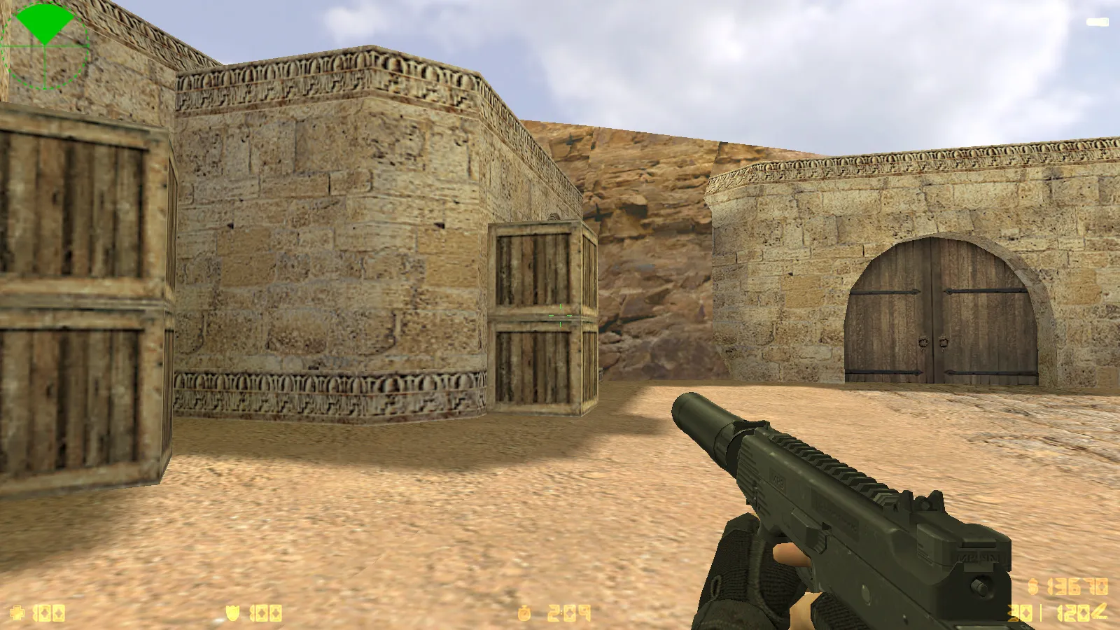 Скриншот  CS 1.6 2016 года: сборка с 9 новинками, оптимизированным конфигом, темным меню и обновленными моделями оружия