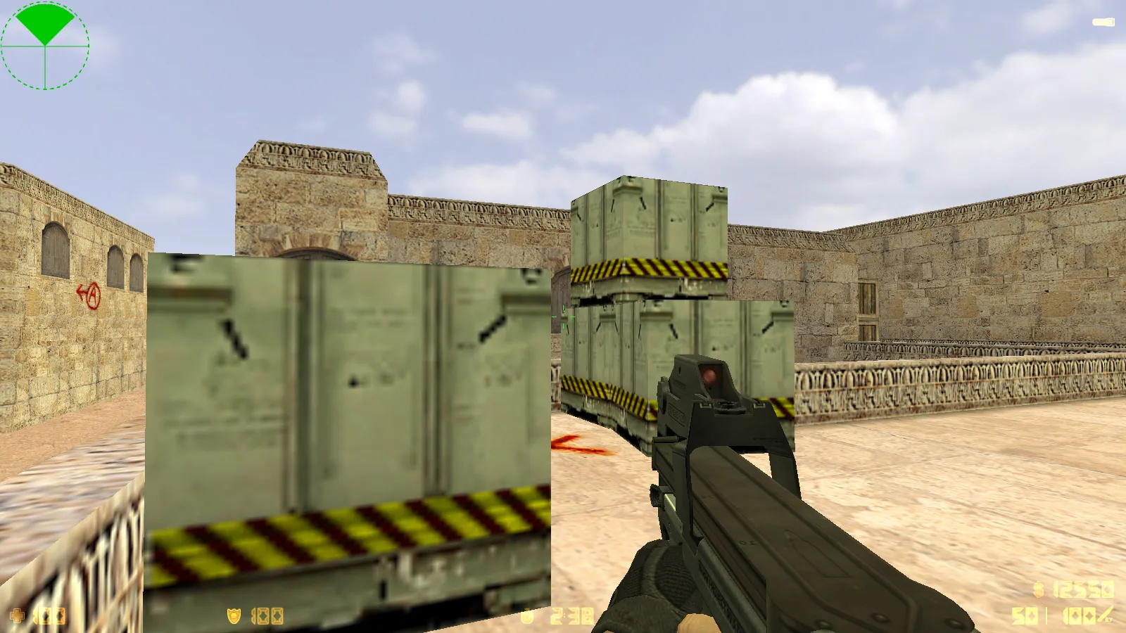 Скриншот  CS 1.6 2016 года: сборка с 9 новинками, оптимизированным конфигом, темным меню и обновленными моделями оружия