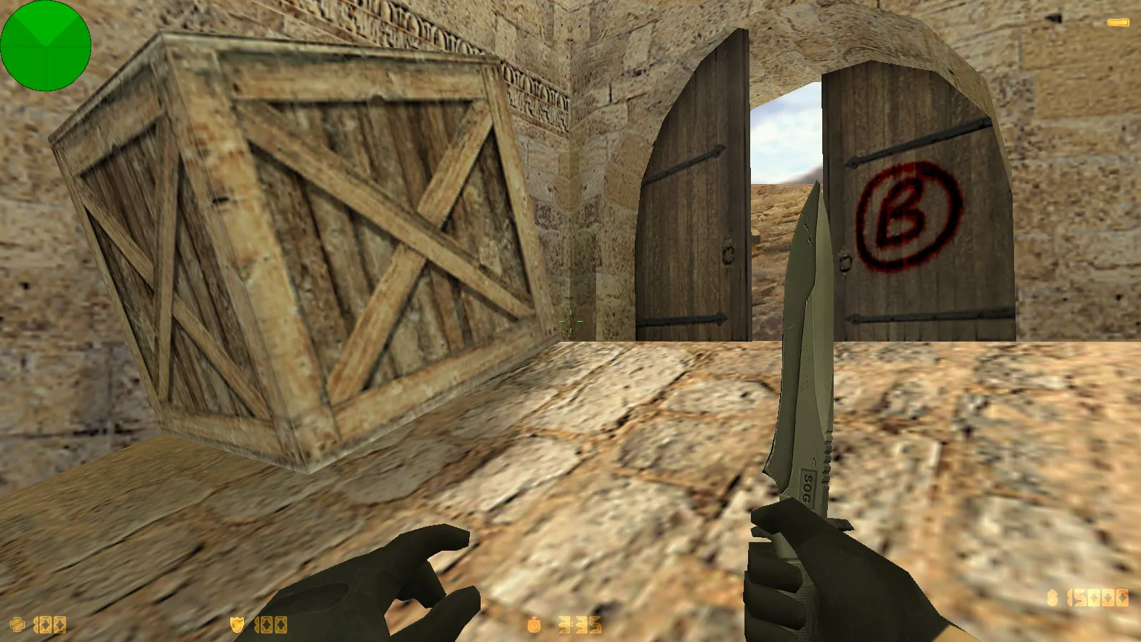 Скриншот CS 1.6 2017 года