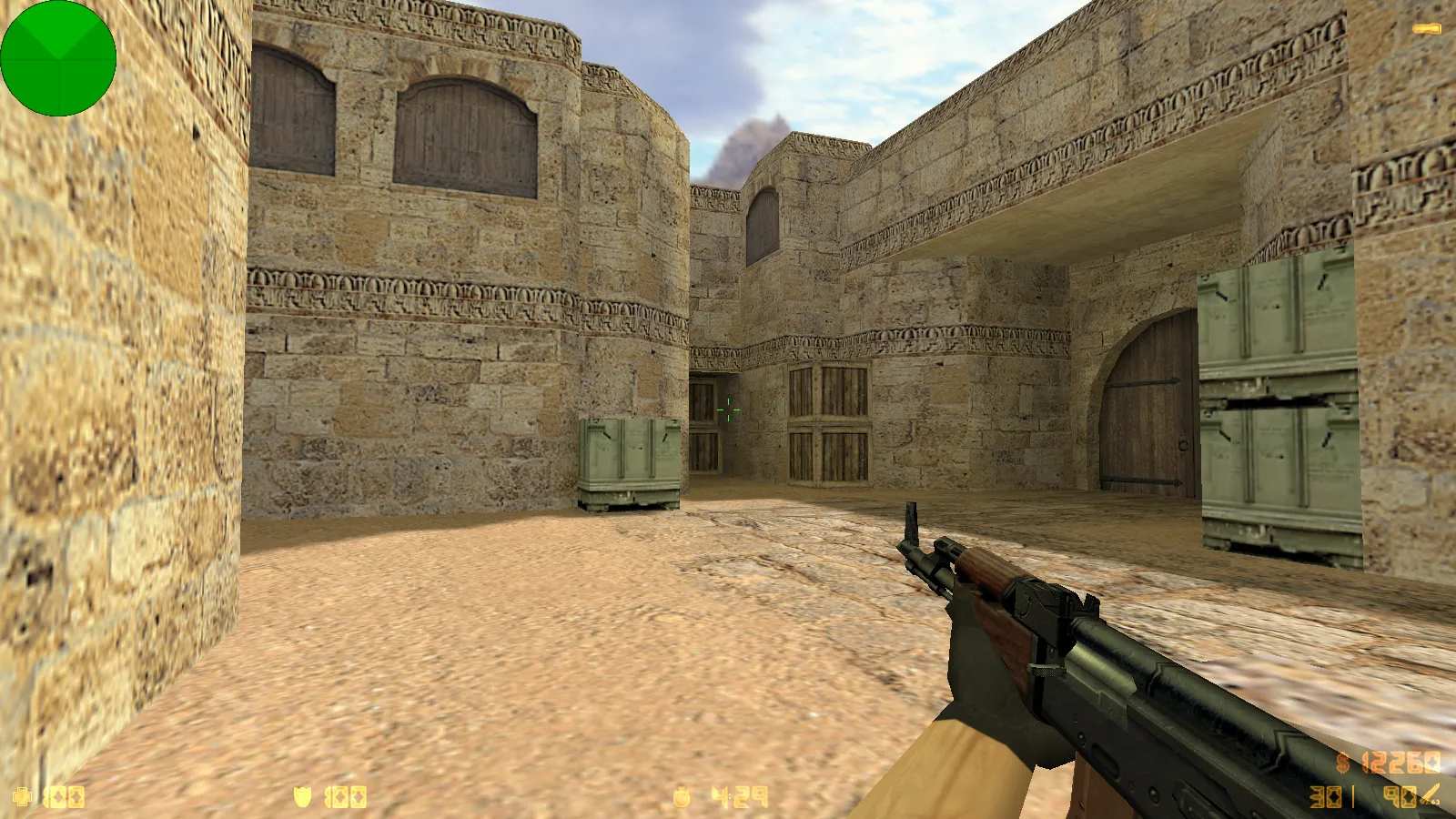 Скриншот CS 1.6 2017 года