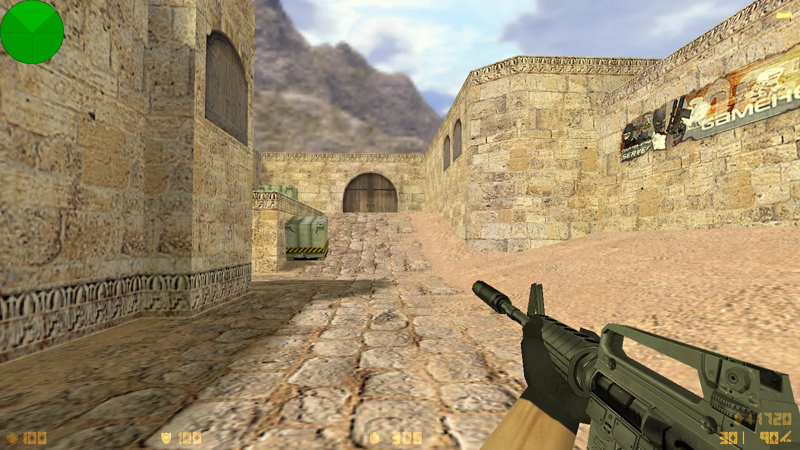 Скриншот CS 1.6 2017 года