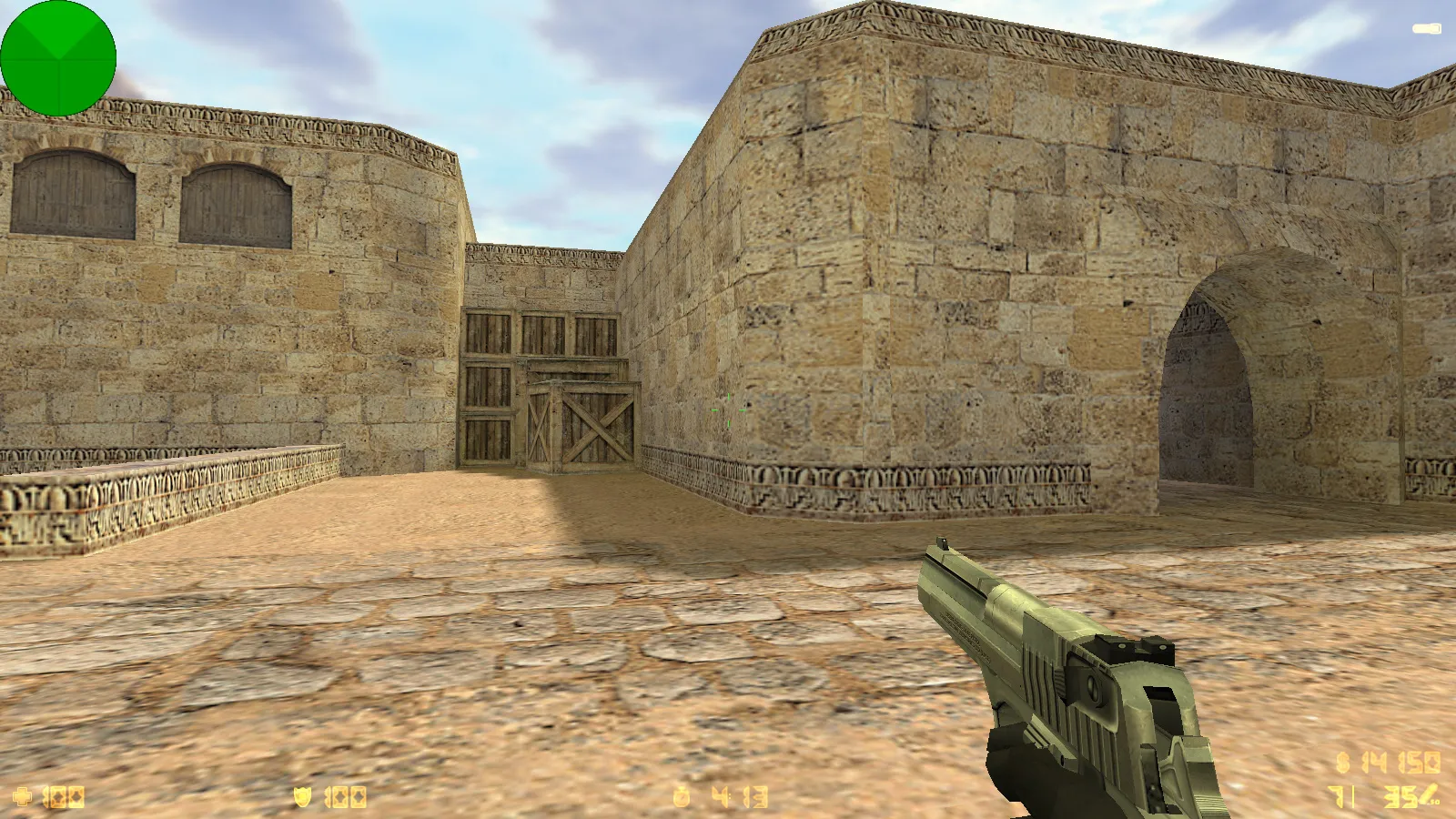 Скриншот  CS 1.6 2017 года: сборка с 30 HD-моделями оружия, темным меню, оптимальным конфигом и звуками