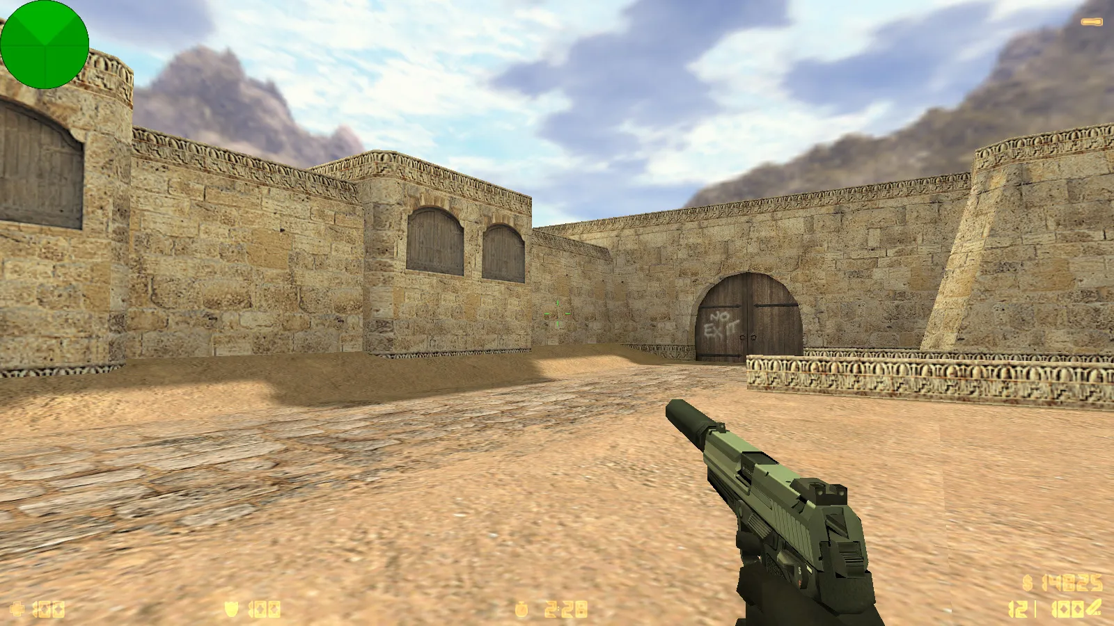 Скриншот  CS 1.6 2017 года: сборка с 30 HD-моделями оружия, темным меню, оптимальным конфигом и звуками