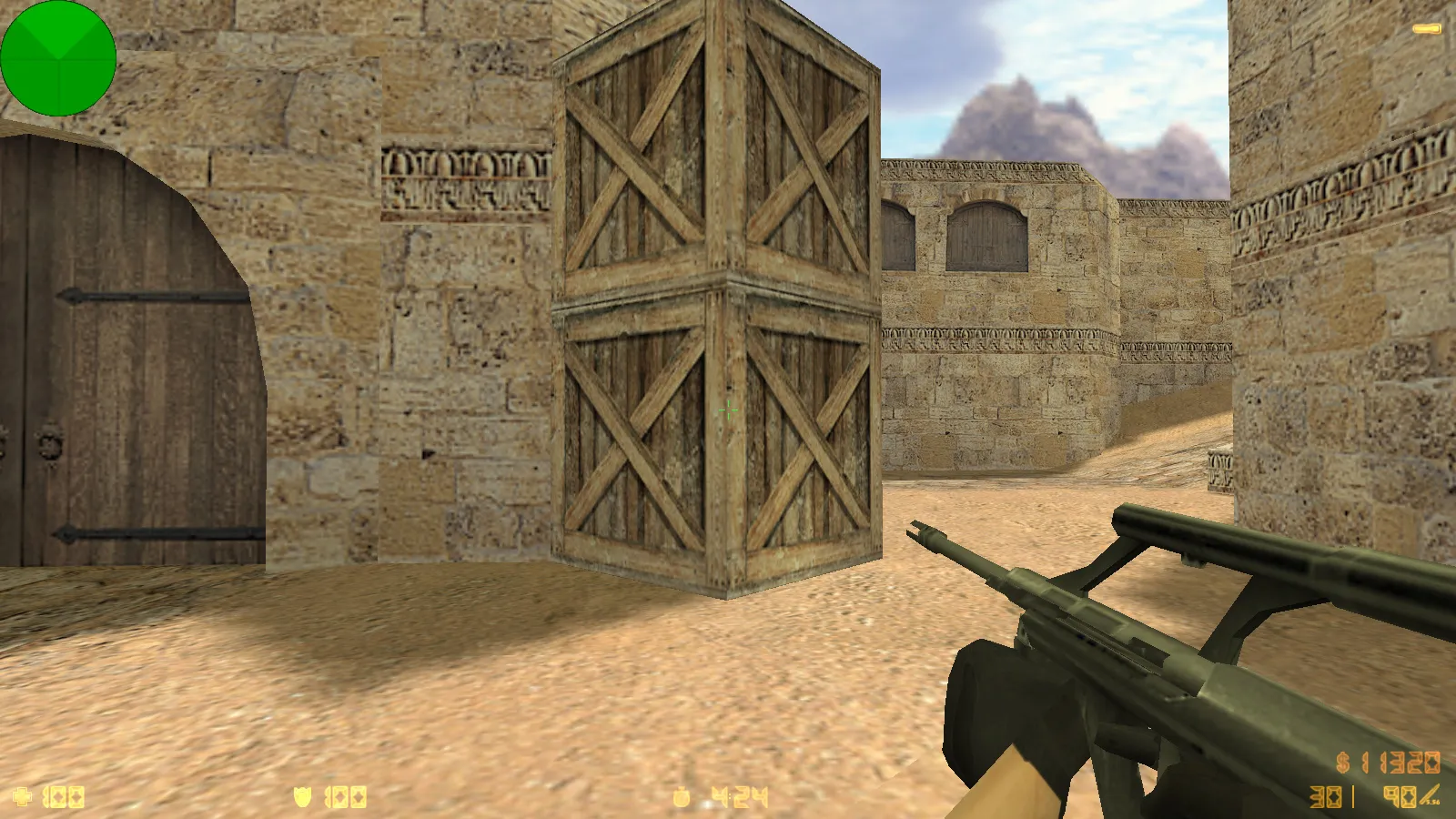 Скриншот  CS 1.6 2017 года: сборка с 30 HD-моделями оружия, темным меню, оптимальным конфигом и звуками