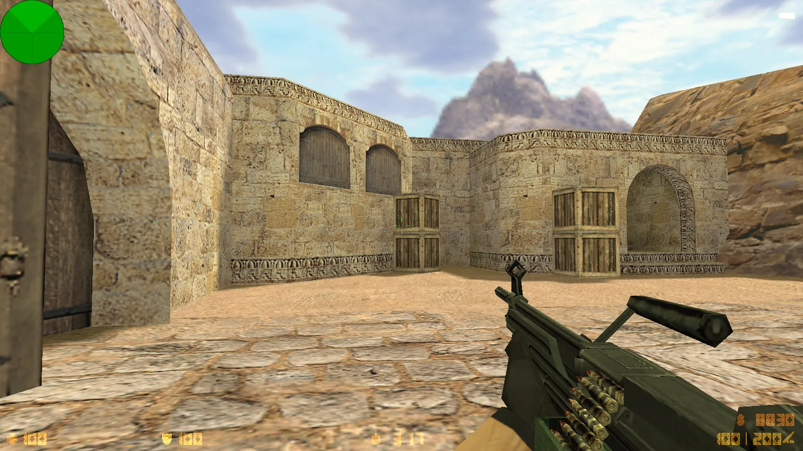 Скриншот  CS 1.6 2017 года: сборка с 30 HD-моделями оружия, темным меню, оптимальным конфигом и звуками