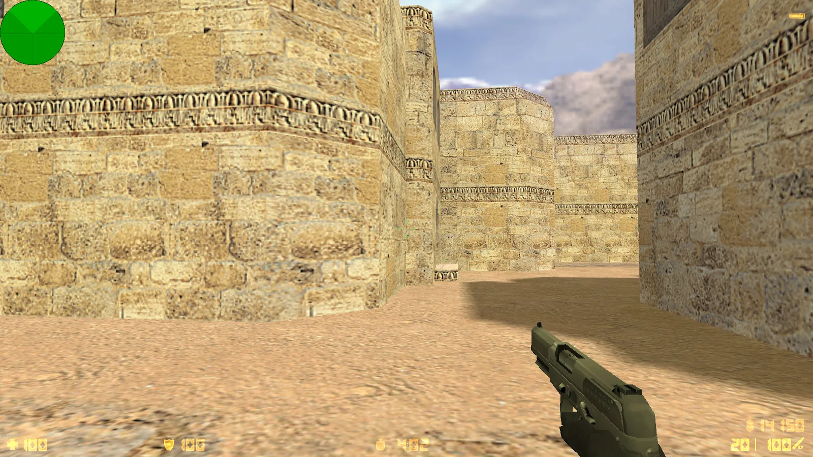 Скриншот  CS 1.6 2017 года: сборка с 30 HD-моделями оружия, темным меню, оптимальным конфигом и звуками