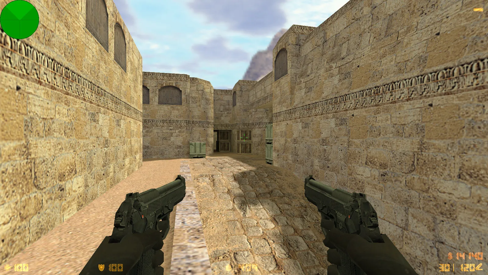 Скриншот  CS 1.6 2017 года: сборка с 30 HD-моделями оружия, темным меню, оптимальным конфигом и звуками