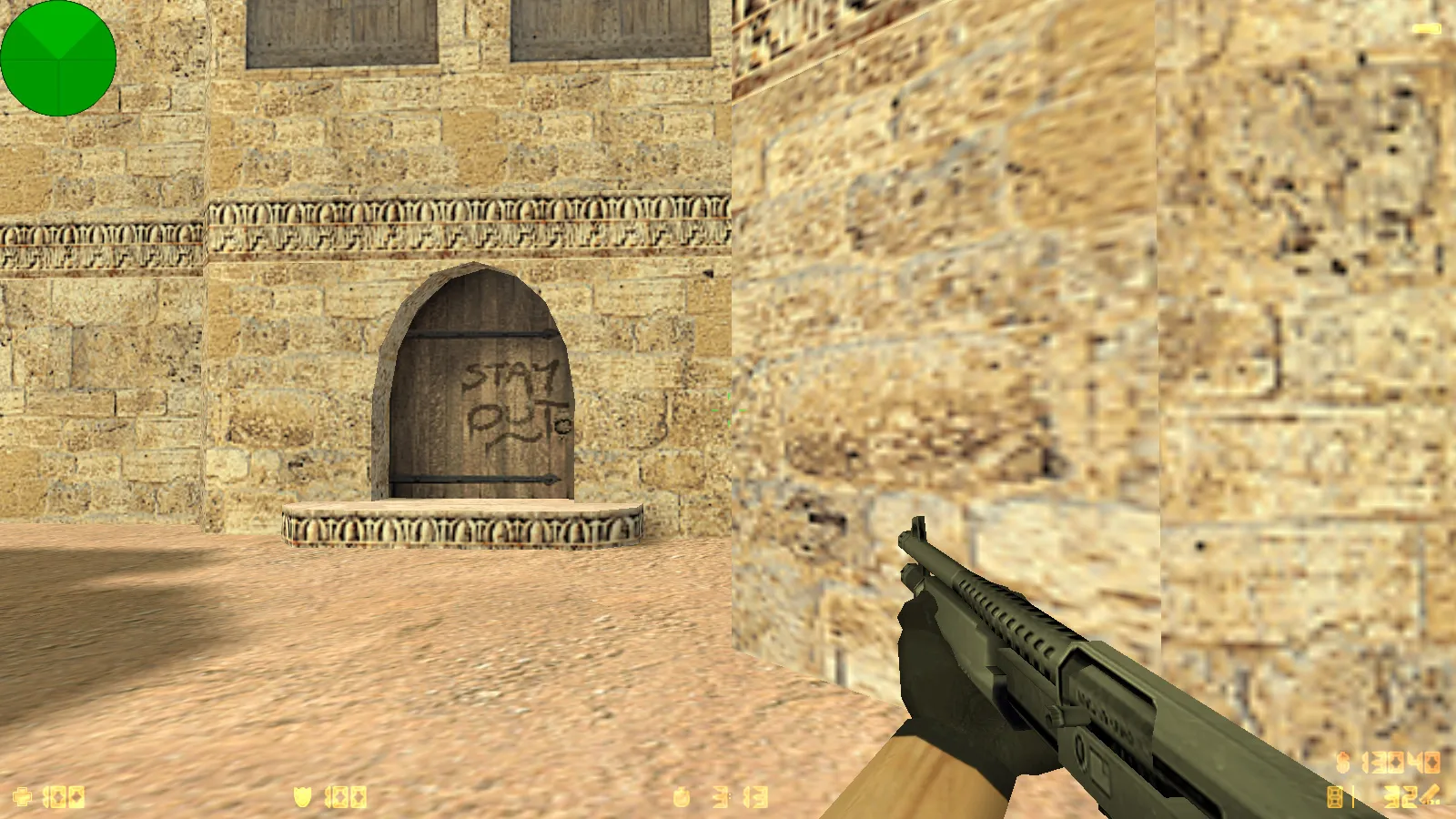 Скриншот  CS 1.6 2017 года: сборка с 30 HD-моделями оружия, темным меню, оптимальным конфигом и звуками