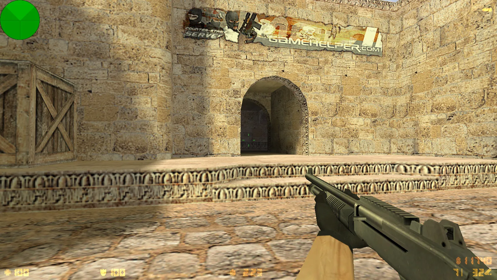 Скриншот  CS 1.6 2017 года: сборка с 30 HD-моделями оружия, темным меню, оптимальным конфигом и звуками