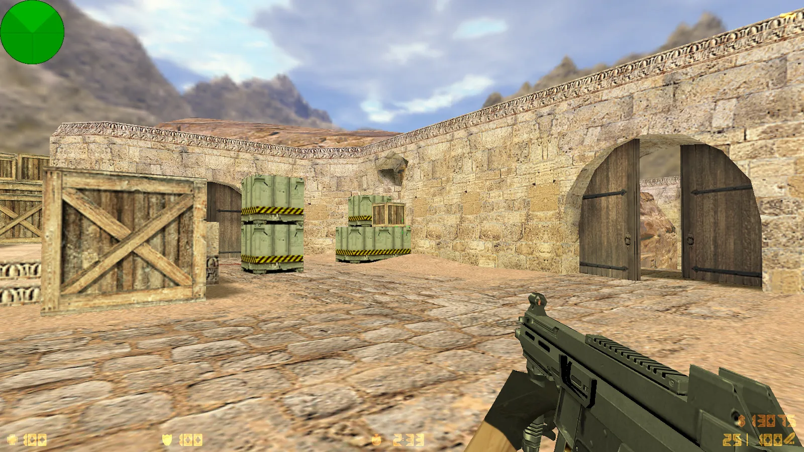 Скриншот  CS 1.6 2017 года: сборка с 30 HD-моделями оружия, темным меню, оптимальным конфигом и звуками