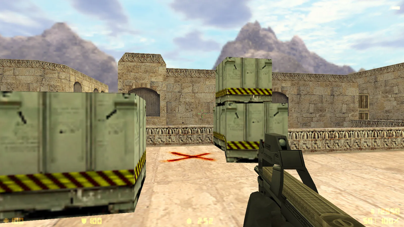 Скриншот  CS 1.6 2017 года: сборка с 30 HD-моделями оружия, темным меню, оптимальным конфигом и звуками