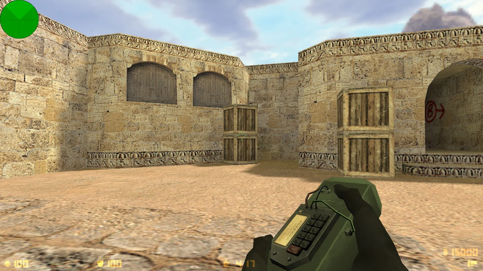 Скриншот  CS 1.6 2017 года: сборка с 30 HD-моделями оружия, темным меню, оптимальным конфигом и звуками