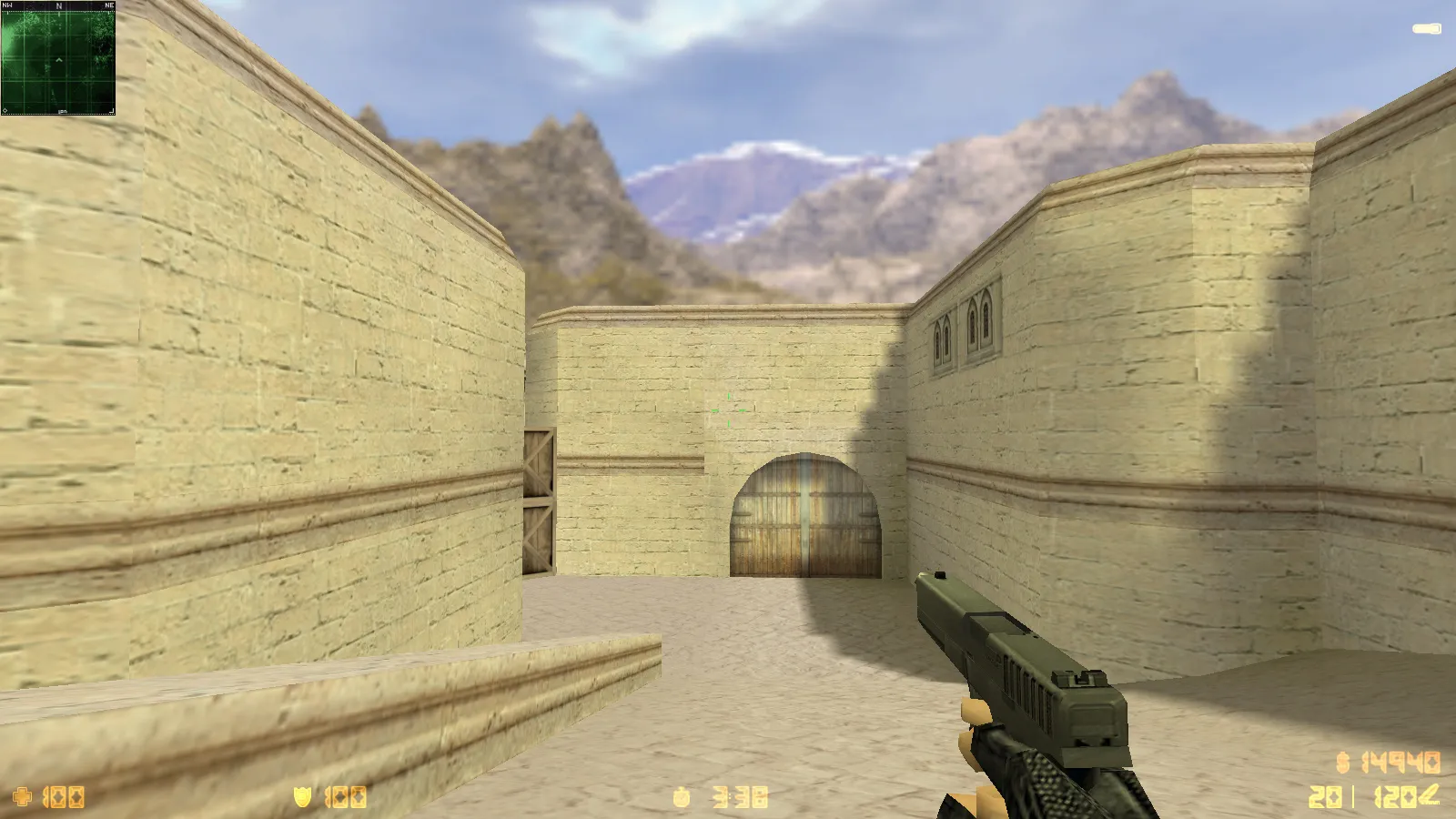 Скриншот  CS 1.6 2019 года — сборка с 10 апгрейдами: HD оружие, черное меню, GIGN-фон, звуки, музыка и оптимизированный config.cfg