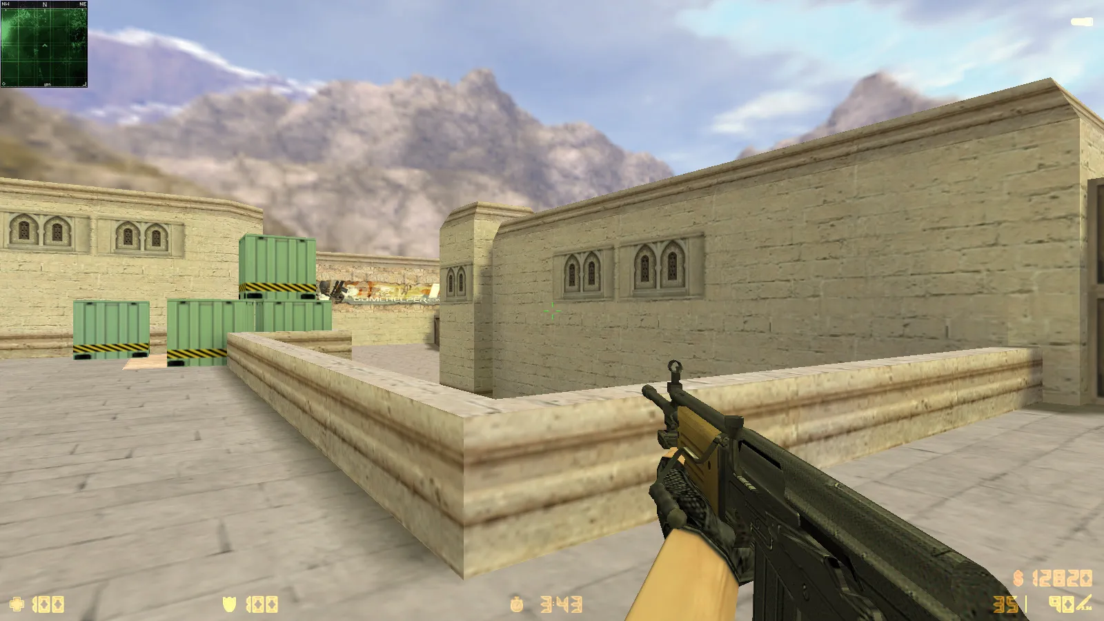 Скриншот  CS 1.6 2019 года — сборка с 10 апгрейдами: HD оружие, черное меню, GIGN-фон, звуки, музыка и оптимизированный config.cfg